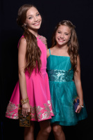 Maddie and Mackenzie Ziegler - 2014 TCA Portraits, Shrine Auditorium, Los Angeles, CA, 08/10/2014