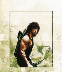 Sylvester Stallone - Промо стиль и постер к фильму "Rambo: First Blood (Рэмбо: Первая кровь)", 1982 (27хHQ) Es0BQzTj
