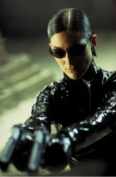 Carrie Anne Moss - Keanu Reeves, Hugo Weaving, Carrie-Anne Moss, Laurence Fishburne, Monica Bellucci, Jada Pinkett Smith - постеры и промо стиль к фильму "The Matrix: Revolutions (Матрица: Революция)", 2003 (44хHQ) MudaCYd8