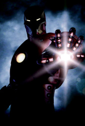 Robert Downey Jr., Jeff Bridges, Gwyneth Paltrow, Terrence Howard - промо стиль и постеры к фильму "Iron Man (Железный человек)", 2008 (113хHQ) P5yABA7f