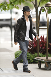 Ian Somerhalder - seen out of his hotel - May 15, 2012 - 8xHQ WYGUaYNV