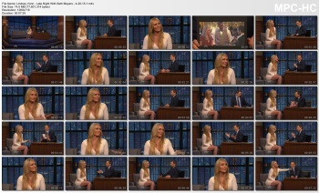Lindsey Vonn - Late Night With Seth Meyers - 4-20-15