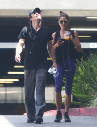 Ian Somerhalder & Nikki Reed - Seen leaving a gym in Los Angeles (July 25, 2014) - 9xHQ MGAvGBxr