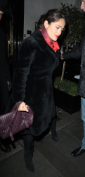 Salma Hayek - Salma Hayek and Penelope Cruz - at Scott's restaurant in London, England - February 11, 2015 (64xHQ) RWjN1a3H