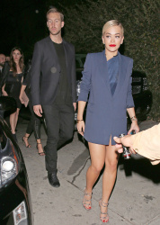 Calvin Harris and Rita Ora - leaving 1 OAK nightclub in Los Angeles - January 25, 2014 - 25xHQ VL3Feuzw