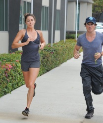 Ian Somerhalder & Nikki Reed - out for an early morning jog in Los Angeles (July 19, 2014) - 27xHQ ZNC4RUJI